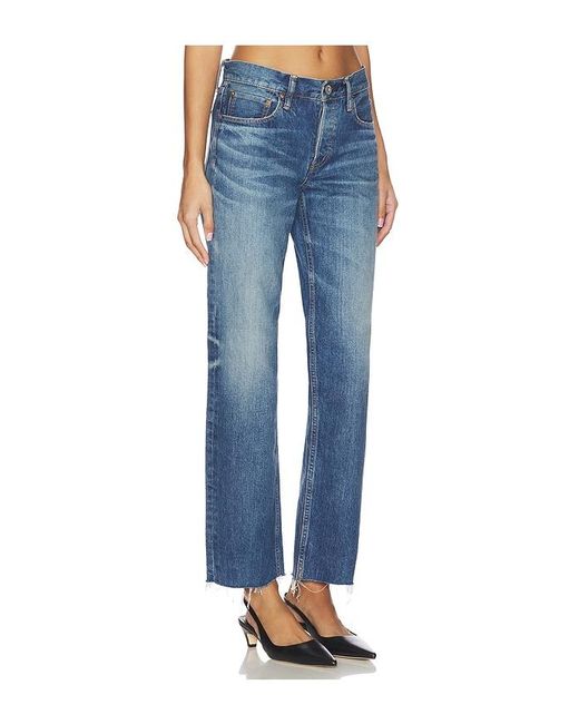 Moussy Blue Needham Straight Low Jeans