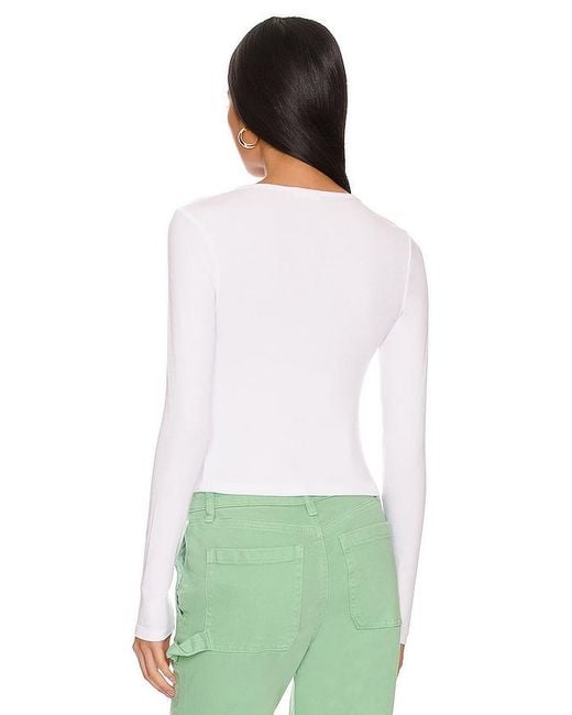 Lamade White Sweet V Cardigan