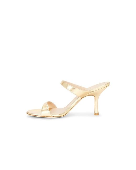 Stuart Weitzman White Nudist Slide 85