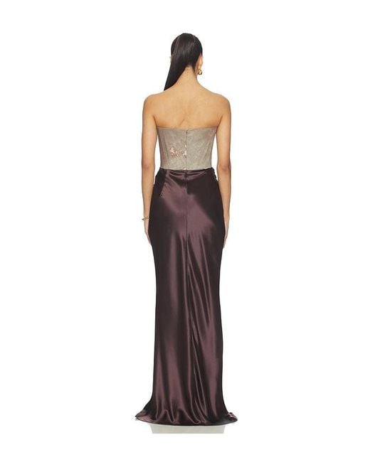 SAU LEE Multicolor Frances Gown