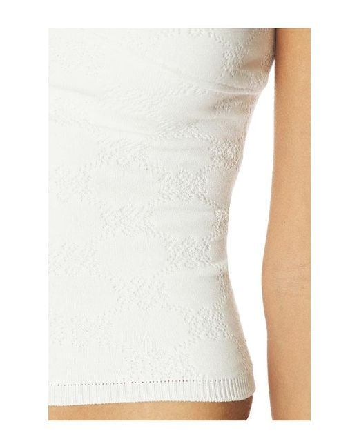 Asta Resort White Pointelle Carolina Camisole