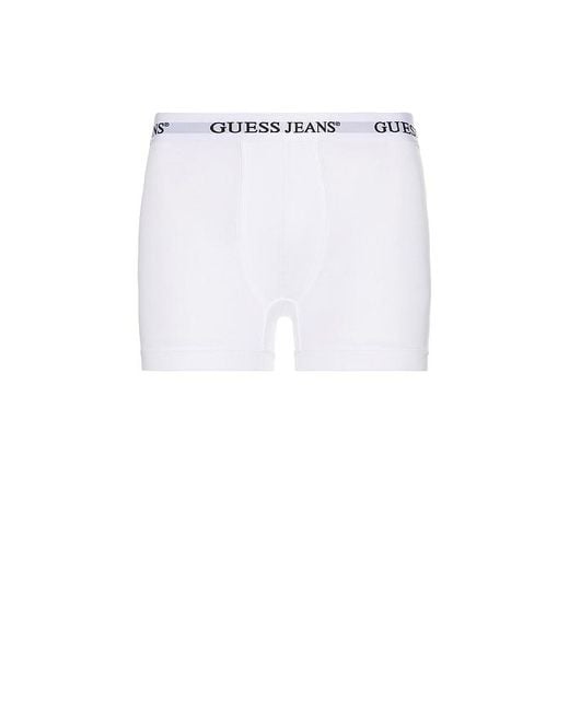 Guess White 3 Pack Boxer Brief for men