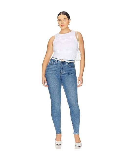 GOOD AMERICAN Blue Always Fits Good Legs Skinny Jeans