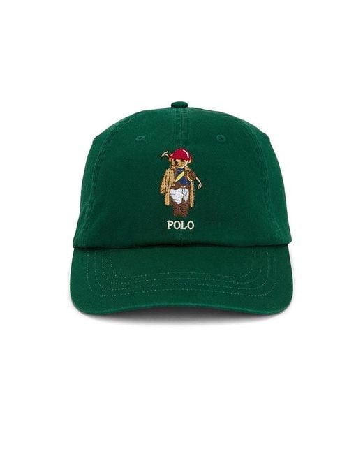 Polo Ralph Lauren Green Twill Woven Cap