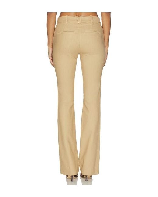 Veronica Beard Natural Corbette Pant