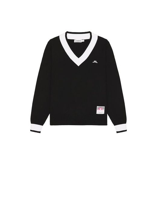J.Lindeberg Black 30Y Nikolas Knit Sweater for men