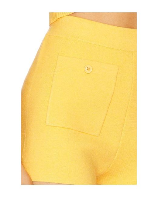 Joos Tricot Yellow Fancy Shorts