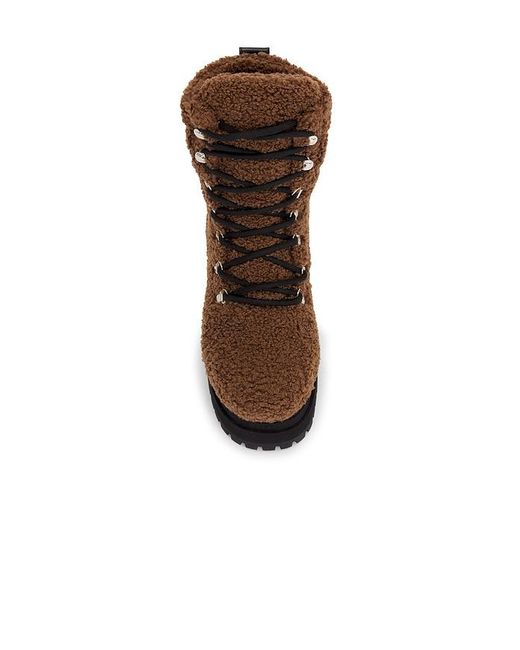 MARIA LUCA Brown Acacia Teddy Hiking Boot