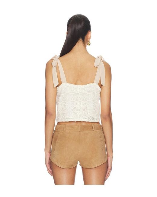 Steve Madden Natural Georgianna Top