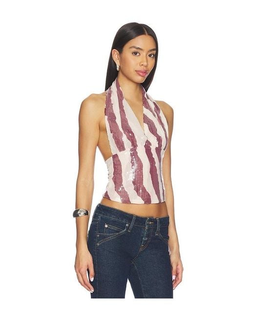 Miaou Blue Mathilde Top