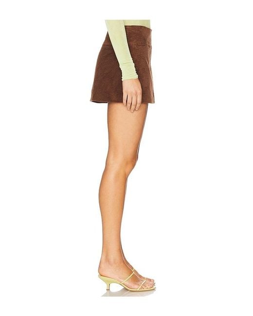 Simon Miller Brown Twiggy Corduroy Mini Skirt