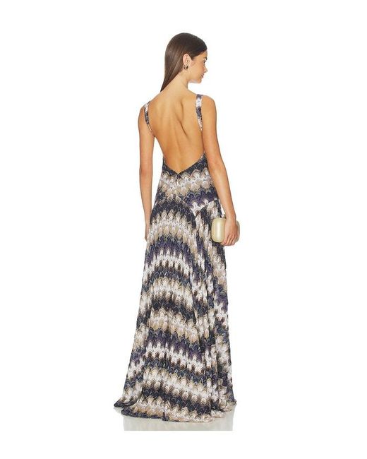Missoni White Sleeveless Long Dress