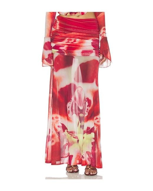 Feners Red Susurro Skirt