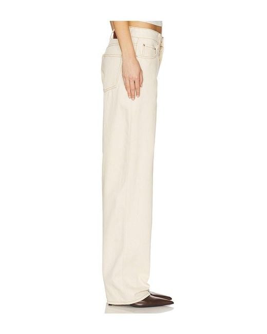 GRLFRND White Bella Low Rise Boyfriend Jeans