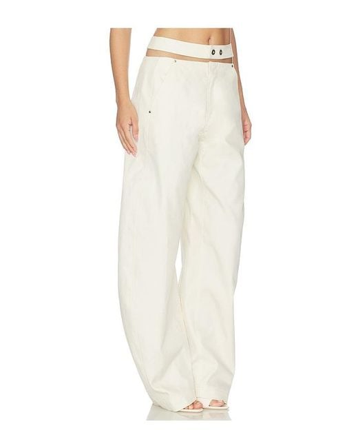 Camila Coelho White Cora Pants