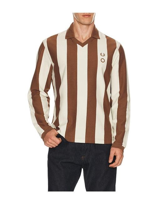 Fred Perry Blue X Craig Heavy Weight Long Sleeve Polo Shirt for men