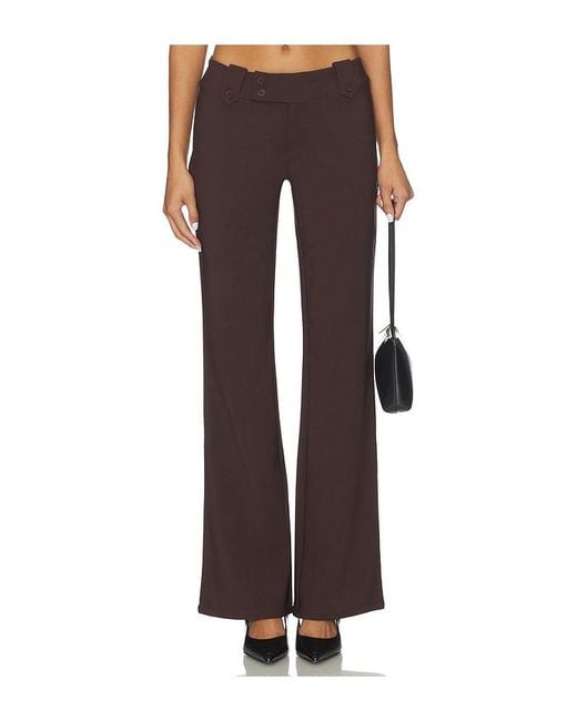 Tiger Mist Kittie Pant In Brown