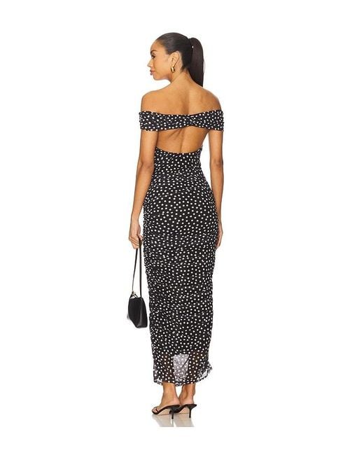 MAJORELLE Black Thea Maxi Dress