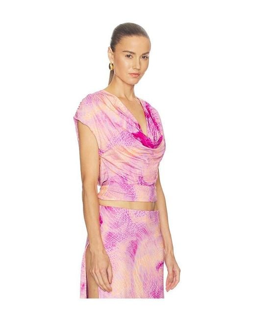 AFRM Pink Dexter Top
