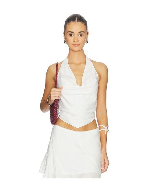 Nia White Candela Top