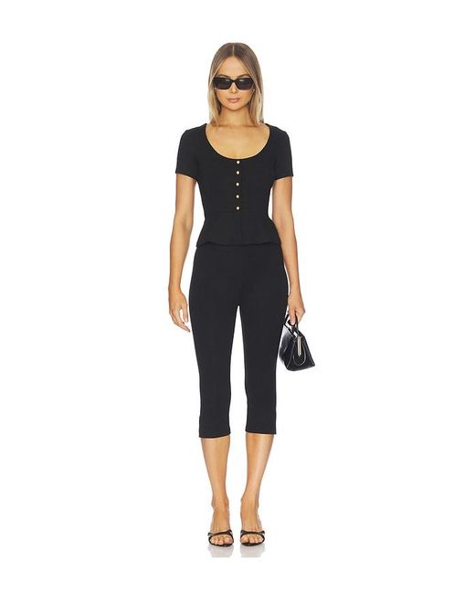 Amanda Uprichard Blue Nico Capri Pants