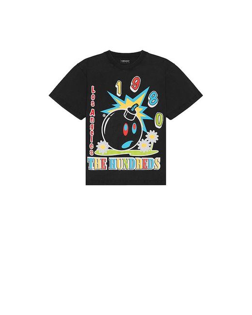 The Hundreds Black Santee Adam Tee for men