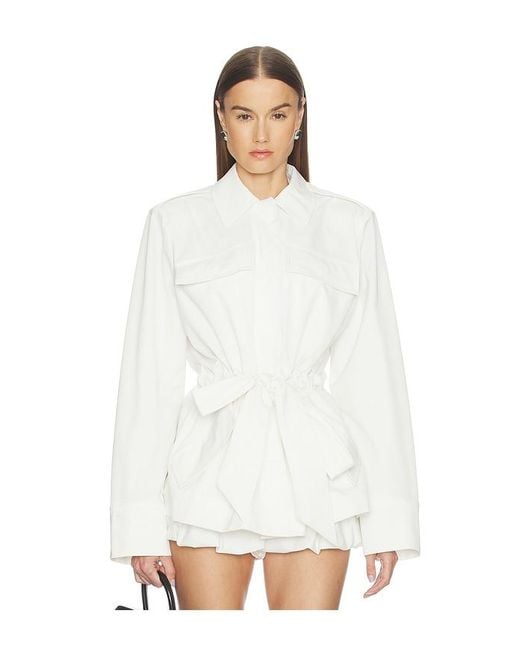 Lovers + Friends White Natalie Jacket