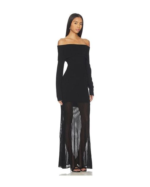 SER.O.YA Black Isotta Dress