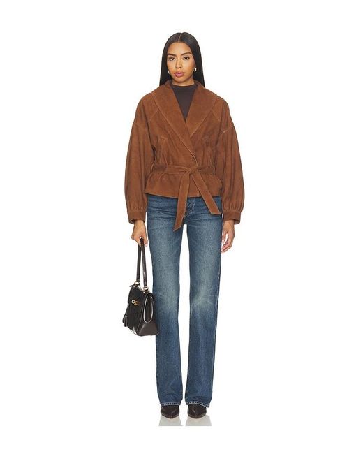 Ba&sh Brown Manon Jacket