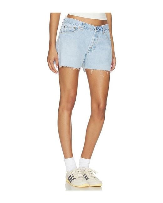 aligrace Blue 90S Low Waist Original Short