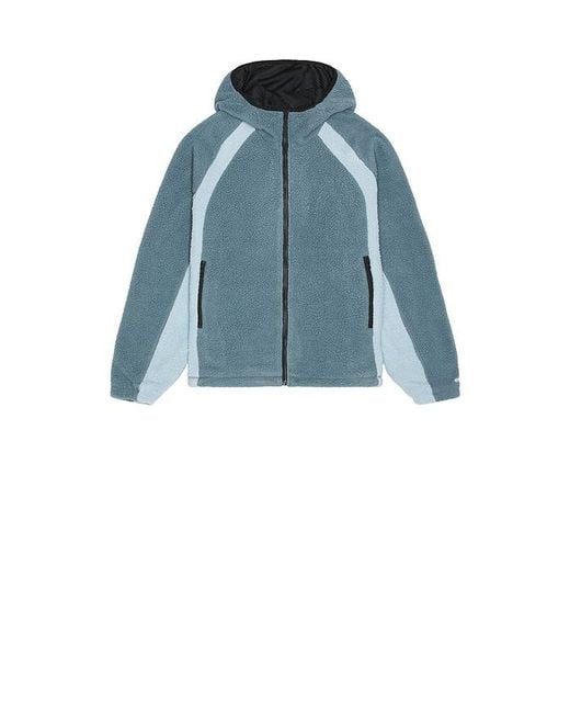 Obey Blue Alta Fleece Jacket for men