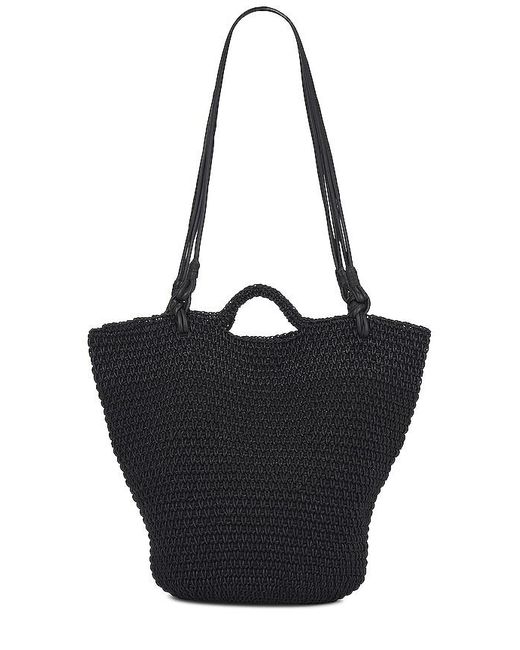 Cleobella Black Crochet Basket Bag
