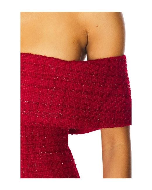 MORE TO COME Red Elyna Mini Dress