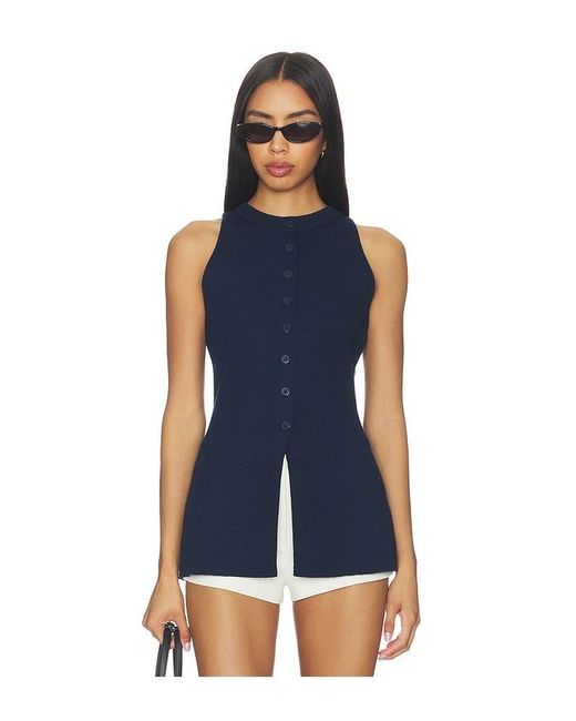 ALIGNE Blue Daphne Knit Sleeveless