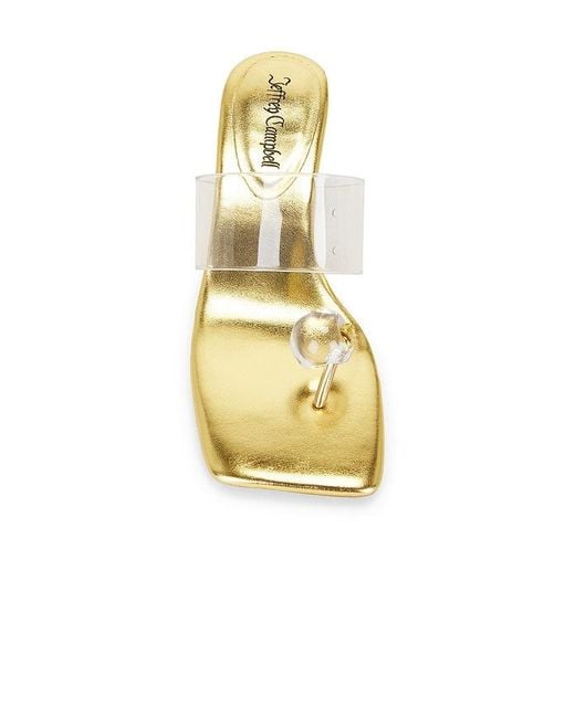 Jeffrey Campbell White Latus Sandal