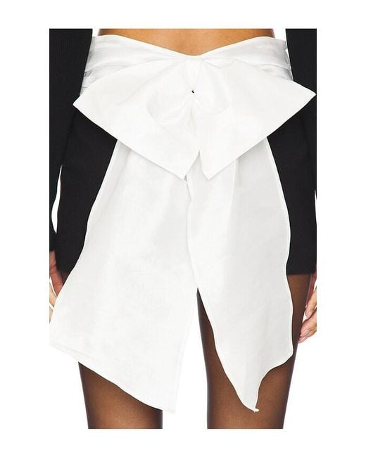 Camila Coelho Black Aja Mini Skirt