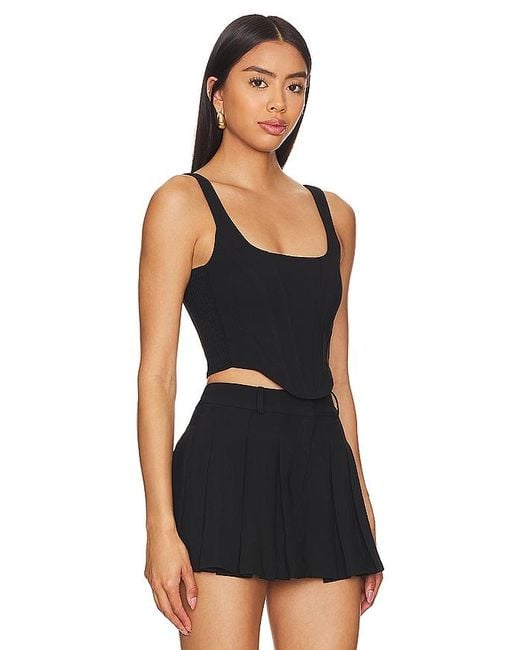 Amanda Uprichard Black X Revolve Fisher Top