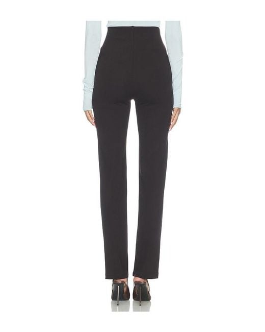 Leset Black Rio High Waist Straight Pant