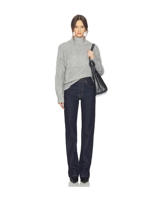 Astr Gray Janeth Sweater