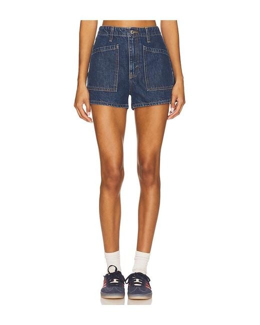 Re/done Blue Shorts The Bender
