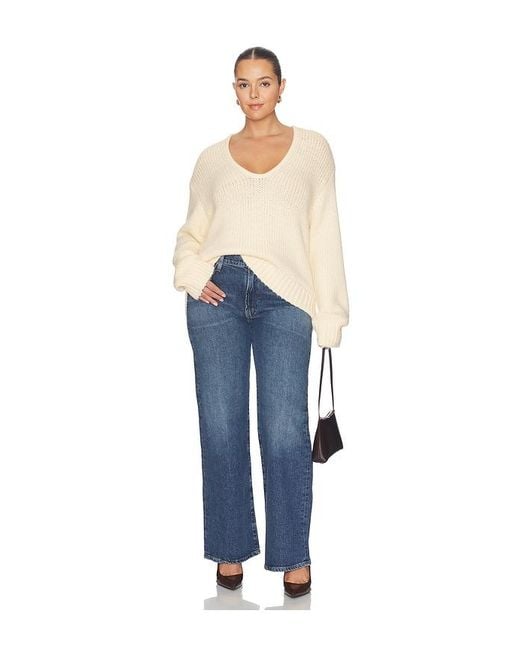 L'academie Natural 'Academie Kindall V Neck Sweater