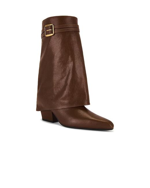 Lola Cruz Brown Mid Calf Boot
