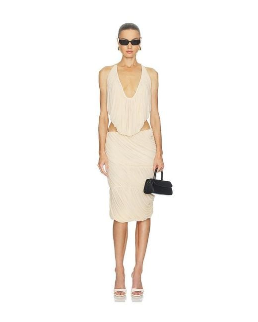 Ronny Kobo Natural Alory Skirt