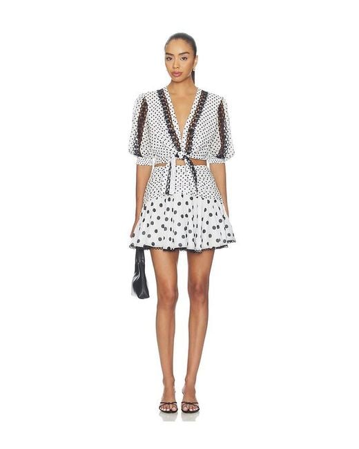 Charo Ruiz White Olivar Blouse