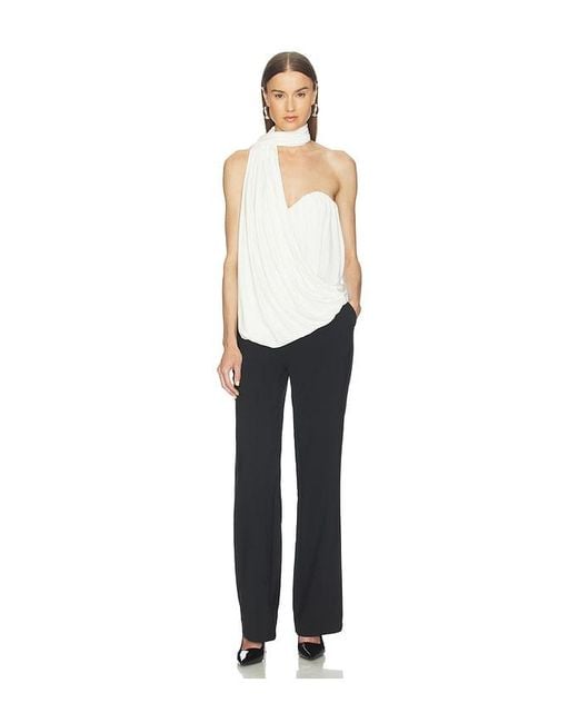 Camila Coelho White Serafina Top