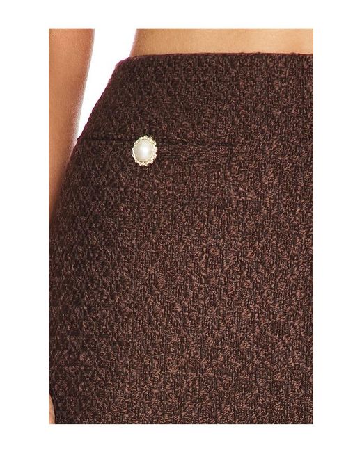 MAJORELLE Black Riah Mini Skirt
