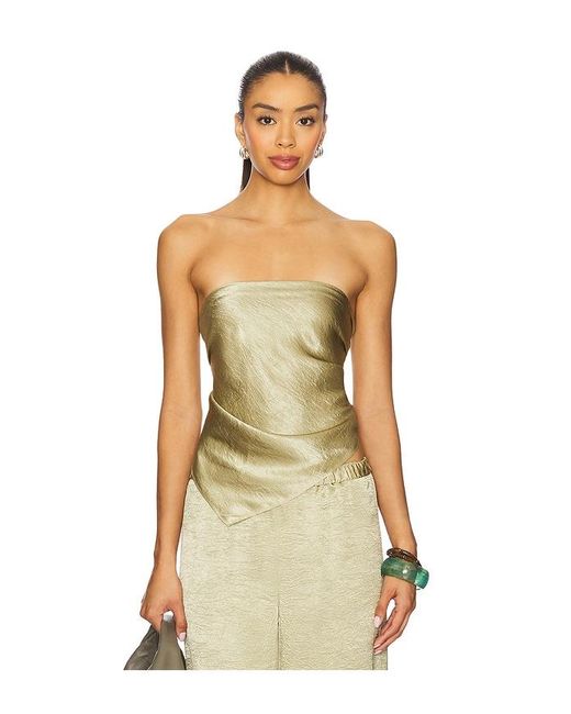 Enza Costa Natural X Revolve Scarf Top
