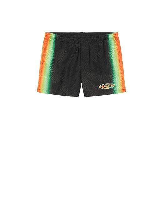 Casablanca Black Monogram Swim Shorts for men