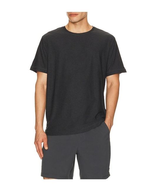 vuori Black Strato Tech Tee for men
