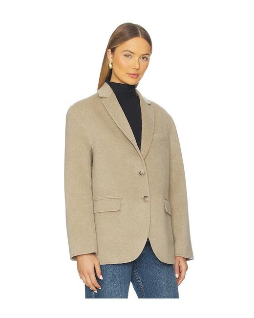 Anine Bing Natural Quinn Blazer